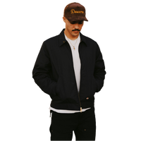 deuXros brown corduroy hat men’s full body lifestyle shot, mid-profile soft crown, adjustable strap closure